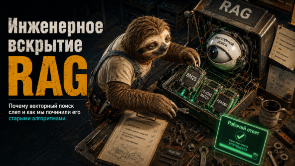 Инженерное вскрытие RAG — почему векторный поиск слеп и как мы починили его старыми алгоритмами