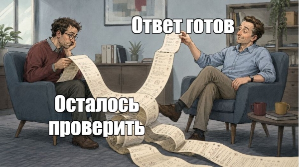 Дешево сгенерировать, дорого доказать