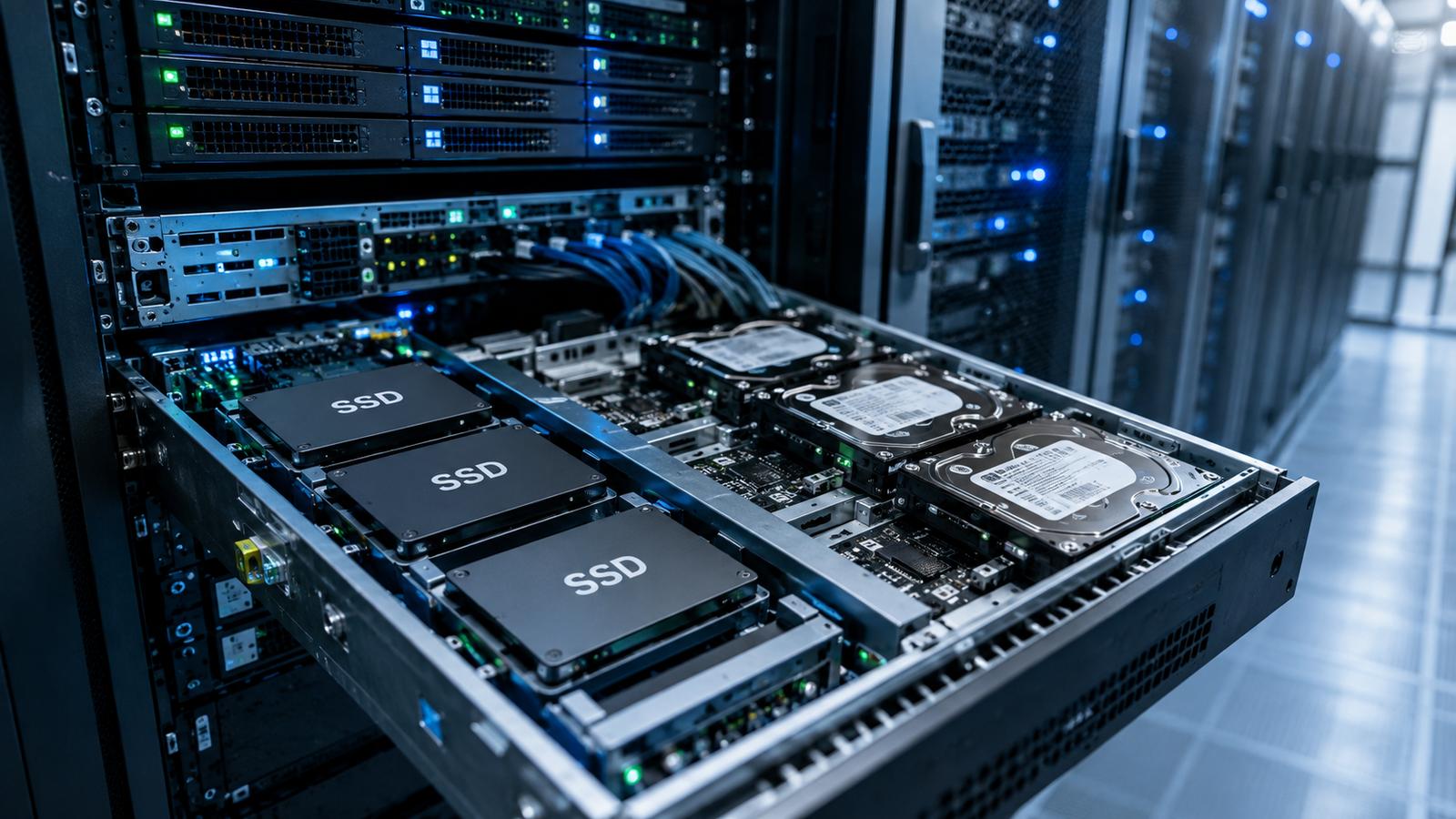 OCS: SSD впервые обошли HDD в серверных продажах