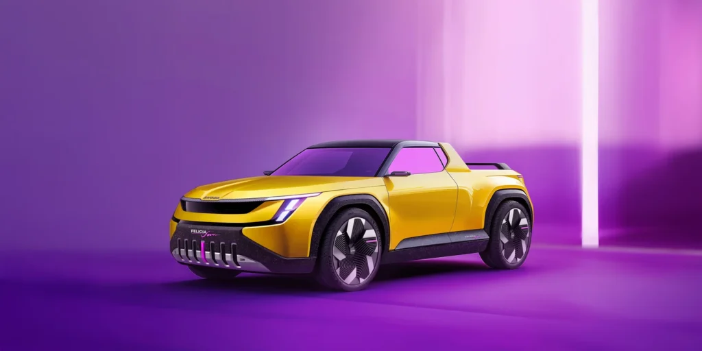 Эскиз современной Skoda Felicia Fun