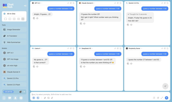 Как Opus 5 и GPT-5.6 Sol «представят» себе мир «Властелина колец»: сооснователь OpenAI и исследователь Anthropic Андрей Карпатый предложил новый тест моделей на литературных 3D-симуляциях 4 Пользователь сравнил ответы разных моделей, все они выбрали число 27, кроме Gemini. Источник: <a href="https://api.vc.ru/v2.8/redirect?to=https%3A%2F%2Fx.com%2Fwong2_x%2Fstatus%2F1935577367117955371&postId=2053519" rel="nofollow noreferrer noopener" target="_blank">wong2</a>