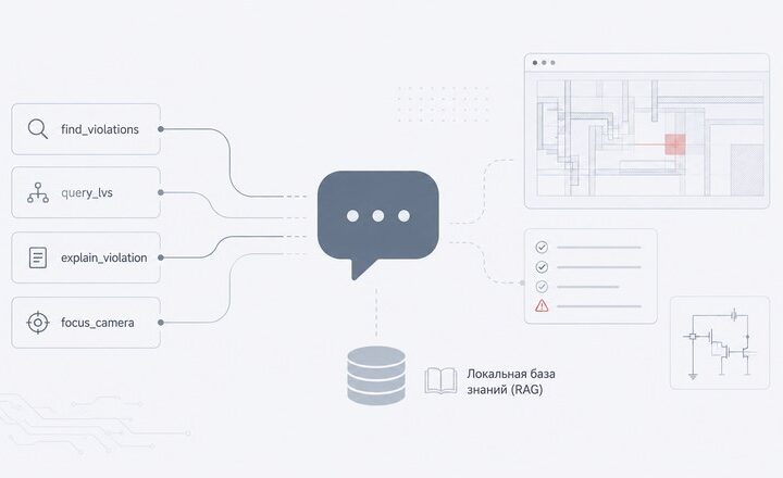 AI‑ассистент в десктопном EDA: tool‑calling, детерминированный роутер и локальный RAG на BGE‑M3