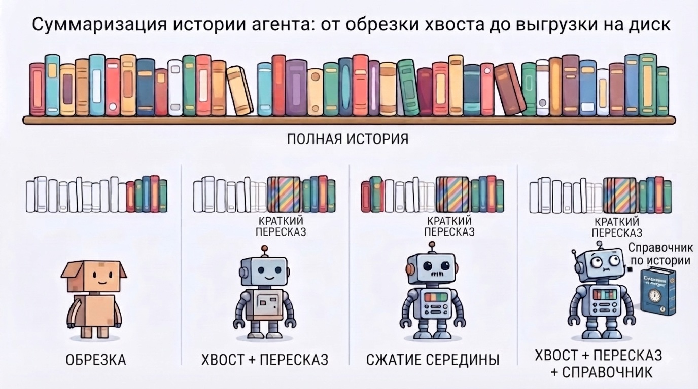 Эволюция подхода к сжатию контекста в AI Агентах