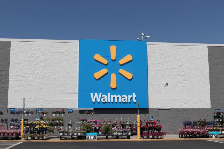 Фасад супермаркета Walmart
