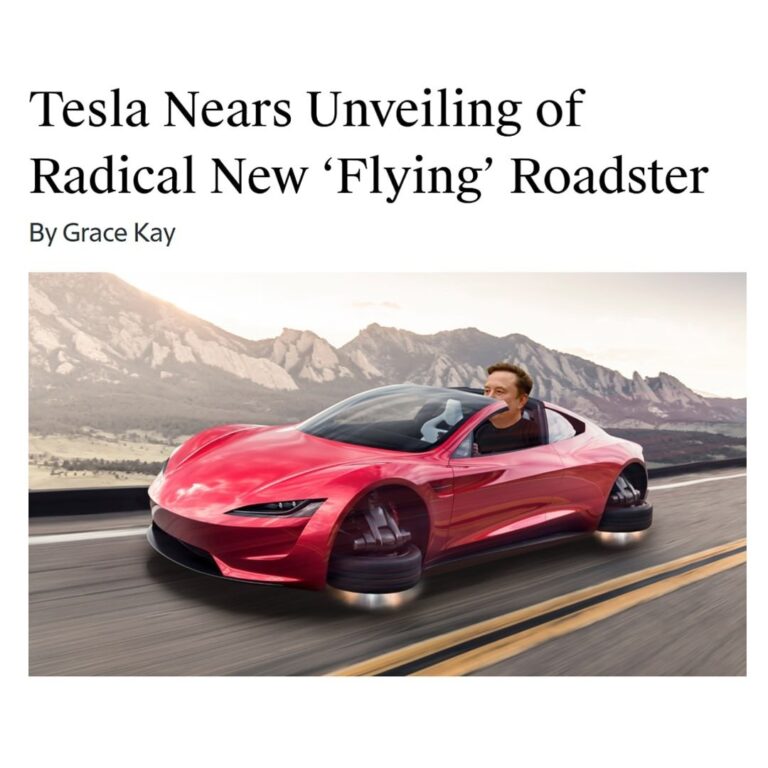 Новая Tesla будет ЛЕТАТЬ — Илон Маск анонсирует революционный Roadster…