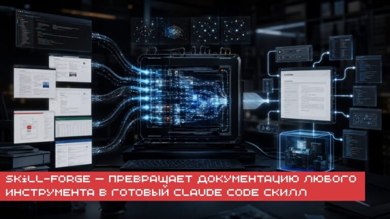 ❓ На GitHub появился skill-forge — открытый инструмент-«мастерская», который автоматизирует…