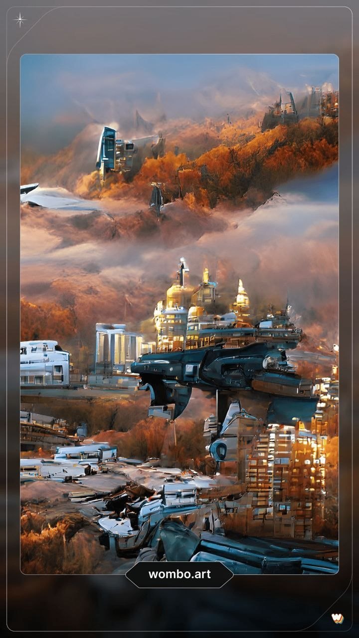 Dream генерирует картины по короткому текстовому запросу Dream от Wombo…