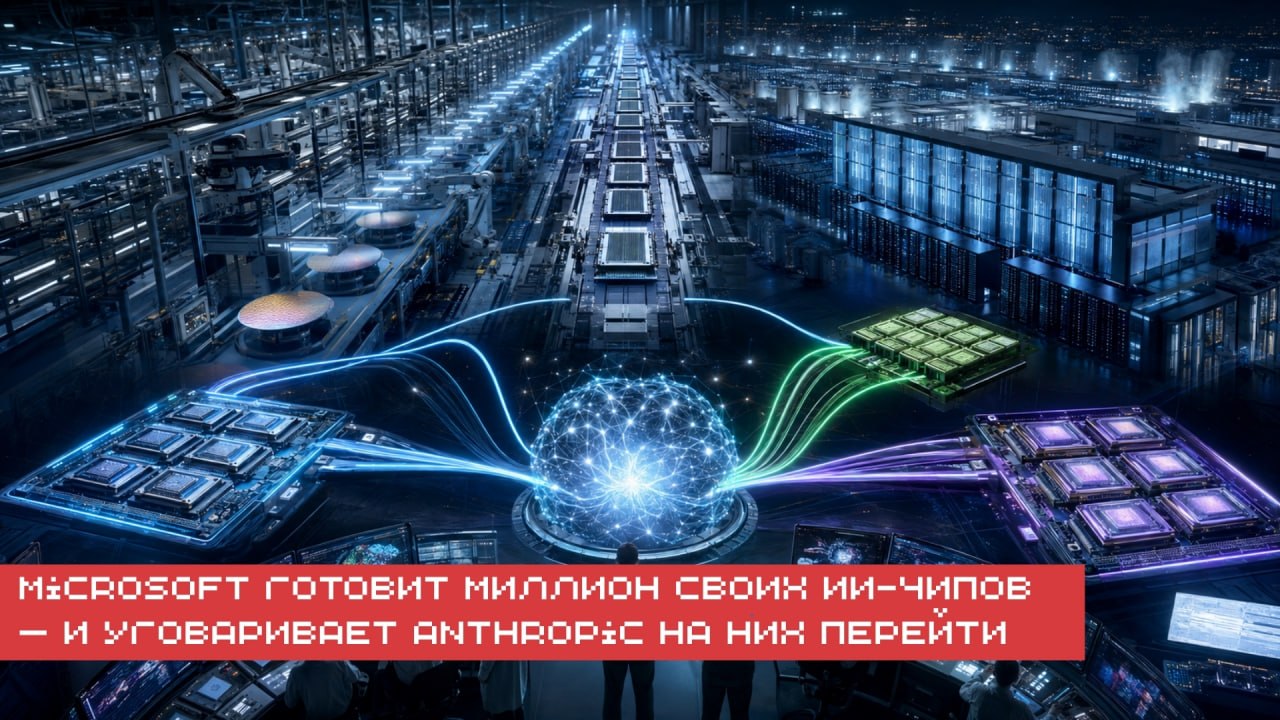 ⁉️ Microsoft резко наращивает производство чипов следующего поколения Maia 300…
