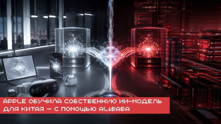 🪟 Apple обучила отдельную большую языковую модель именно для китайского…