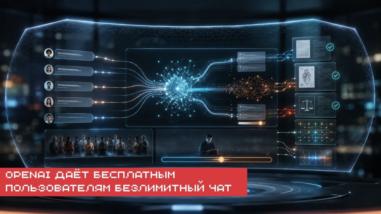 💢 Для Plus и Pro — обновлённая GPT-5.6 Sol: более…