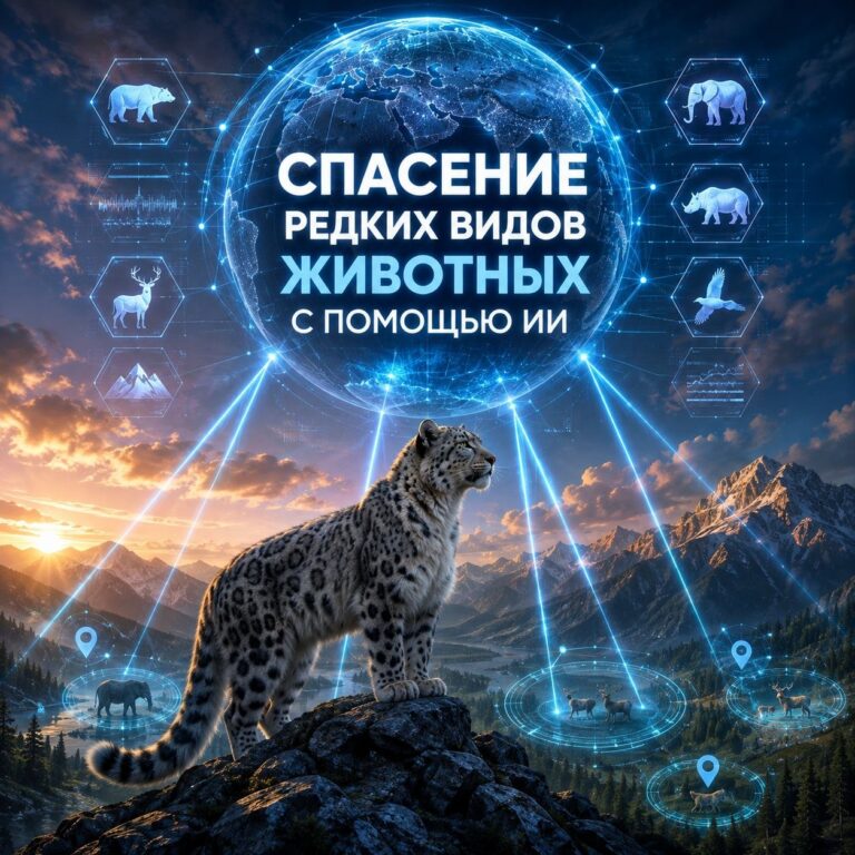 Искусственный интеллект становится важным союзником в защите редких видов животных….