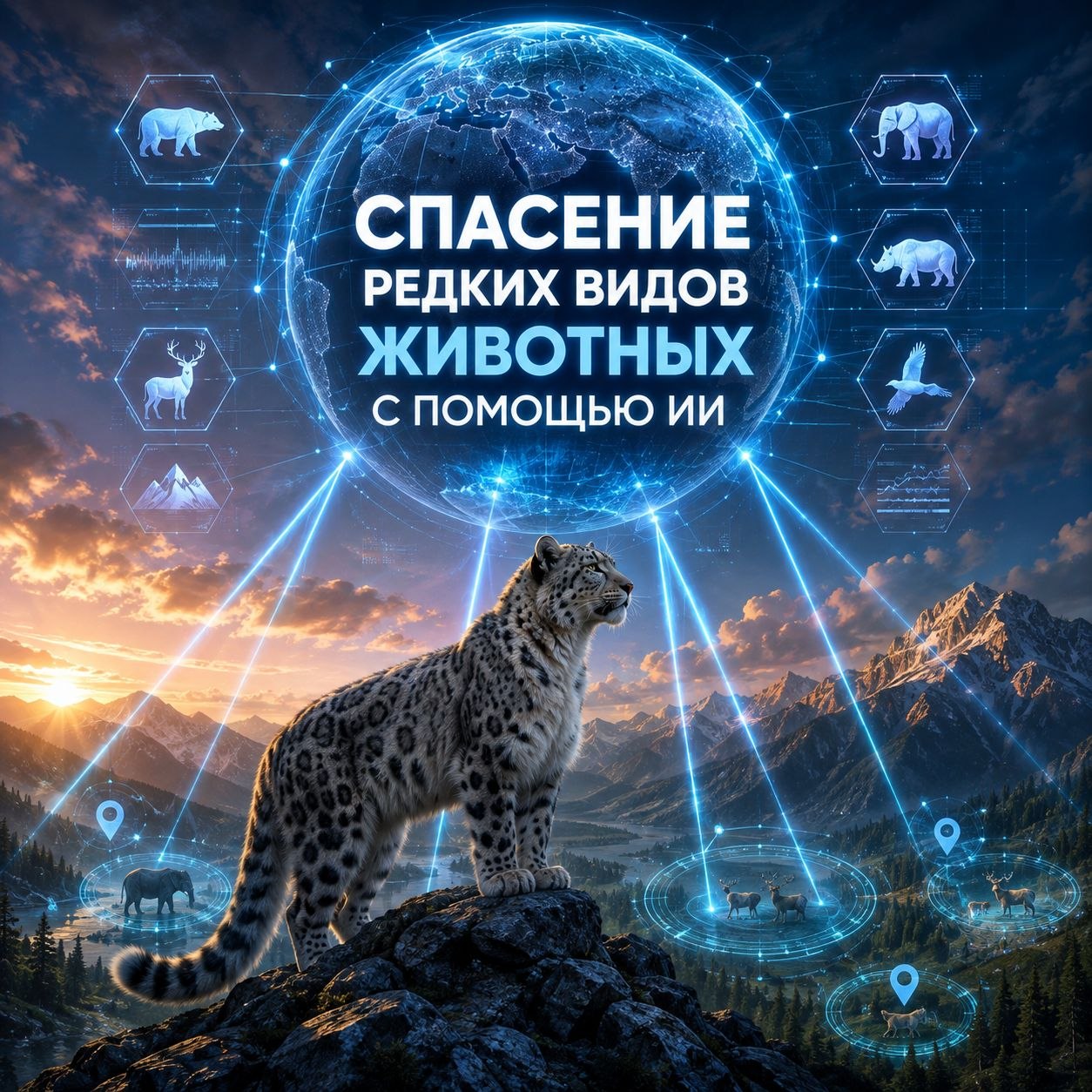 Искусственный интеллект становится важным союзником в защите редких видов животных….
