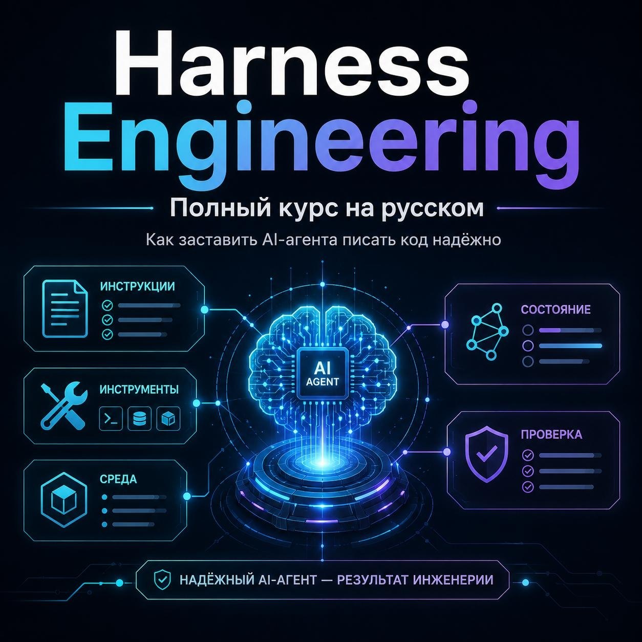 Harness Engineer — полный курс на русском Как сделать так,…