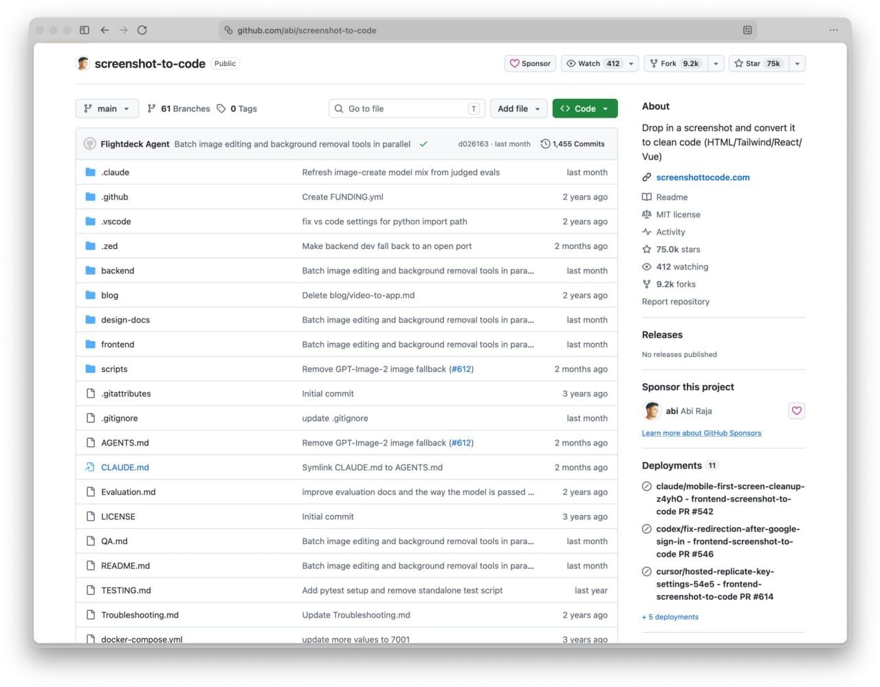 Превращаем скриншот в готовый сайт: на GitHub завирусился сервис Screenshot…