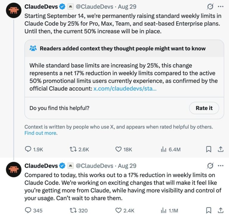 Anthropic объявила о повышении лимитов Claude… которое на самом деле…