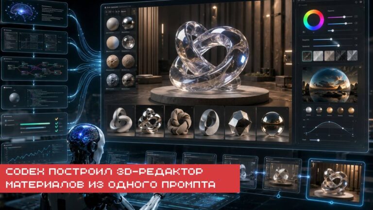 🔪 В OpenAI Showcase появился Material Lab — интерактивный инструмент…