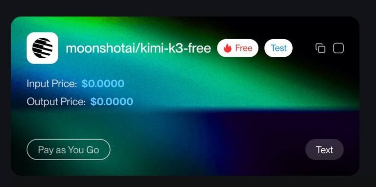 ЧТО: мощнейшую китайскую нейросеть Kimi K3 теперь можно попробовать бесплатно….