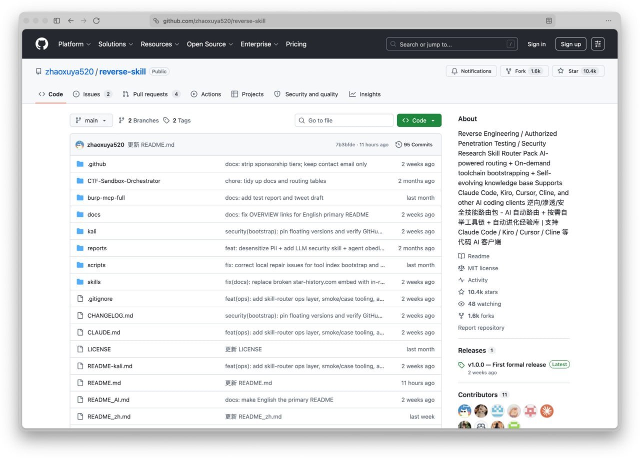 ИИ-агента прокачали до реверс-инженера Нашли Reverse Skill — набор инструкций,…