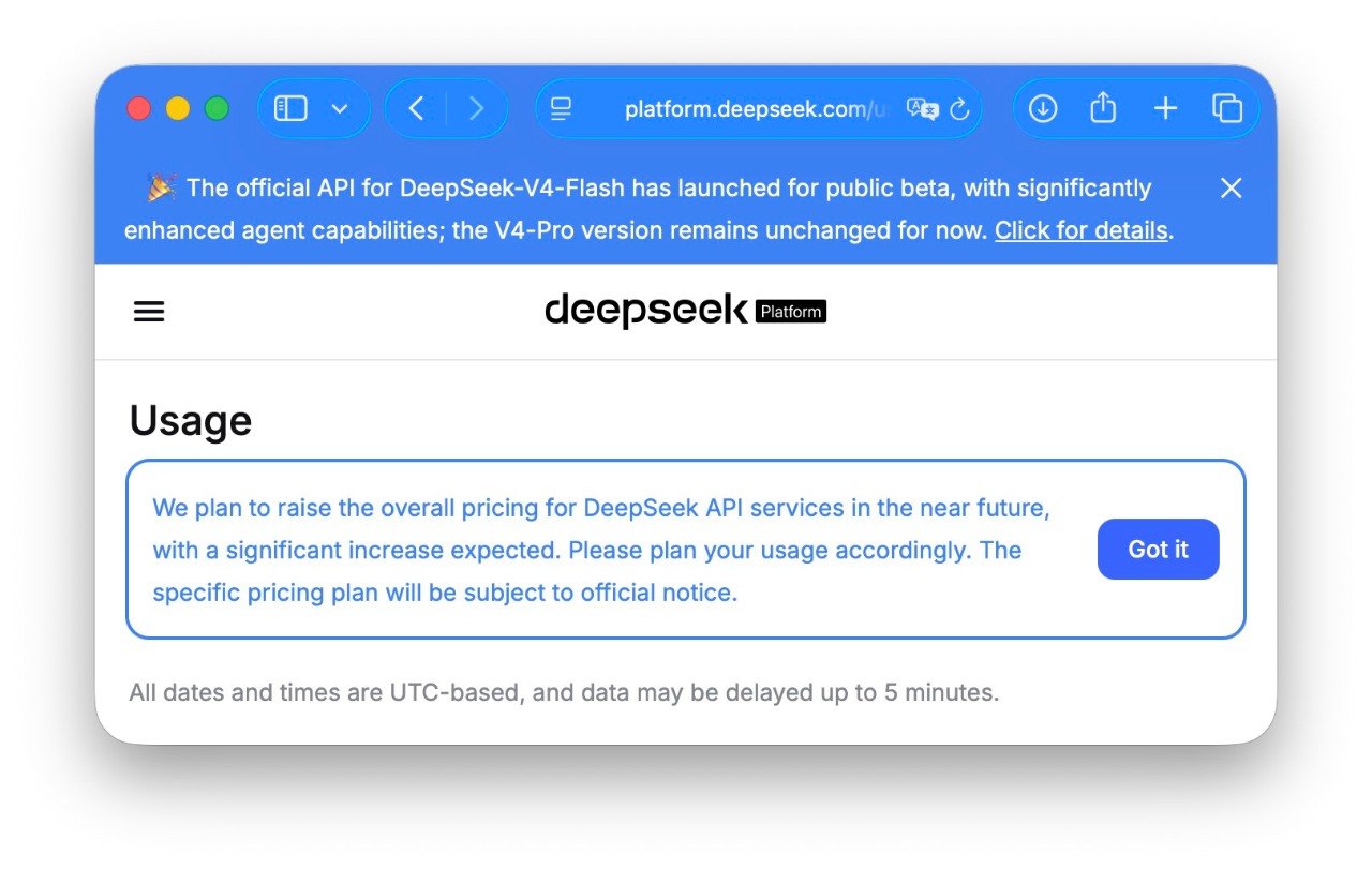 DeepSeek готовит серьёзное подорожание API Пользователи DeepSeek Open Platform начали…