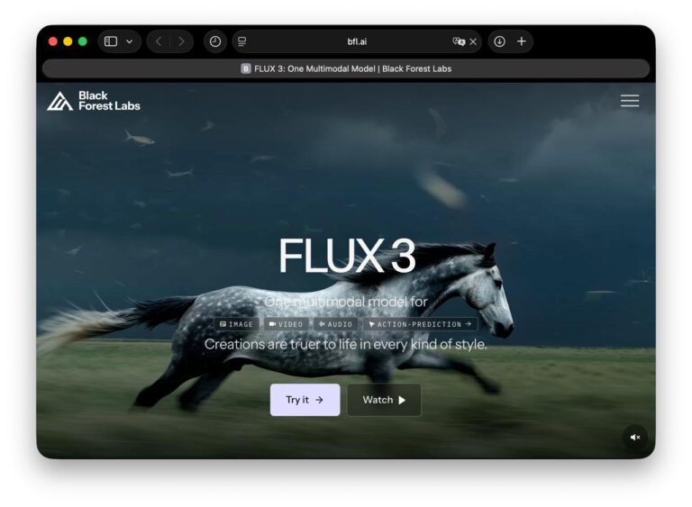 Вышла Flux 3 — новая мультимодальная модель от Black Forest…