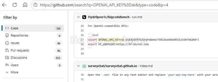 GitHub случайно превратился в склад бесплатных API-ключей — вайбкодеры продолжают забывать…