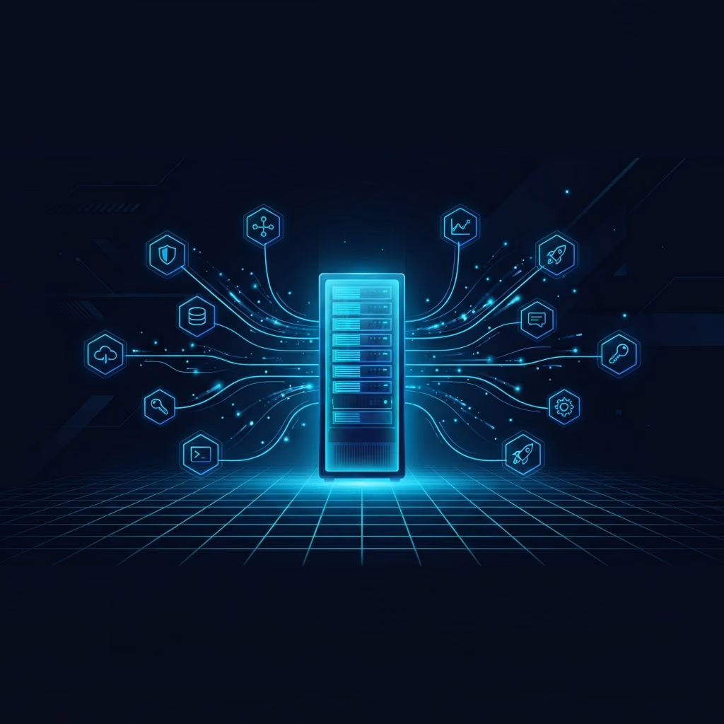 Свой сервер, вокруг которого собран стек бесплатных open-source инструментов