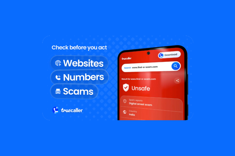 Truecaller выводит свою систему обнаружения мошенничества в открытый интернет, выходя за рамки определения номера звонящего.