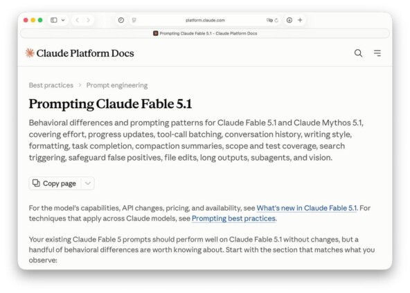 Claude Fable 5.1: вышел подробный гайд по промтингу