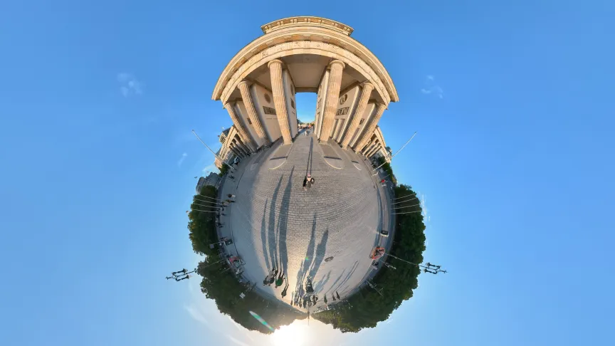 Пример изображения DJI OSMO 360 II