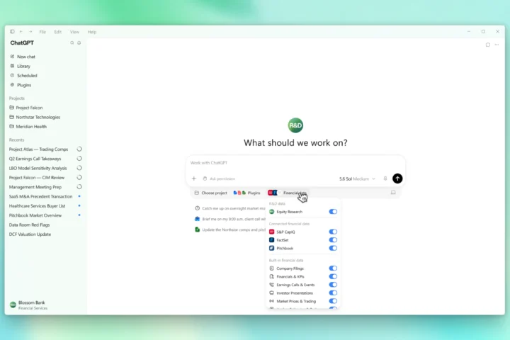 Представляем ChatGPT для финансовых услуг | OpenAI