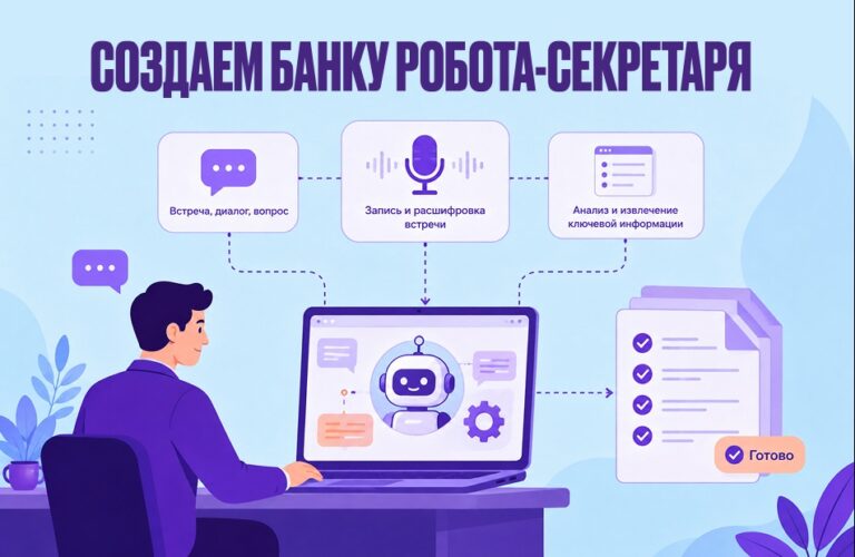 Никто не просил — а я сделал банку робота‑секретаря