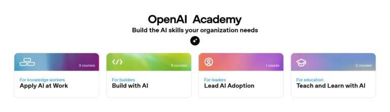 Расширение OpenAI Academy за счет новых образовательных программ | OpenAI