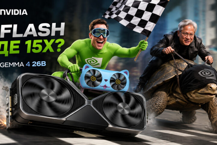 Мы проверили обещанные Nvidia 15x на DFlash: получилось 2,3x