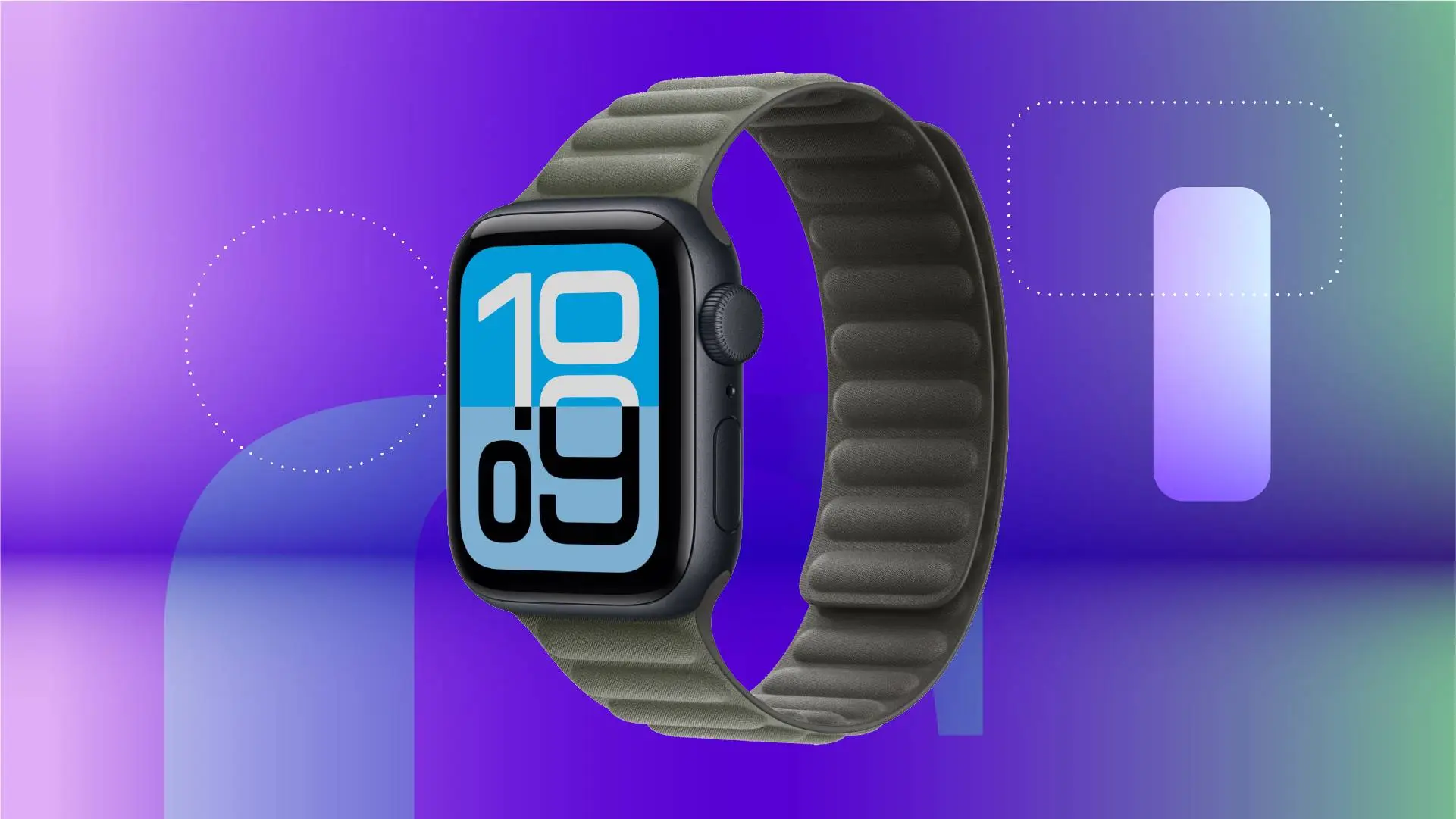 Apple Watch сейчас не продаются со скидкой, но вы все еще можете получить скидку до 305 долларов. 25 Смарт-часы Apple на фоне фиолетового градиента от CNET.