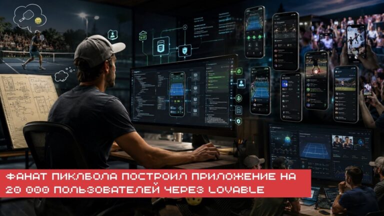 ☀️ Андрю Мауричо, разработчик и любитель пиклбола из Лос-Анджелеса, построил…