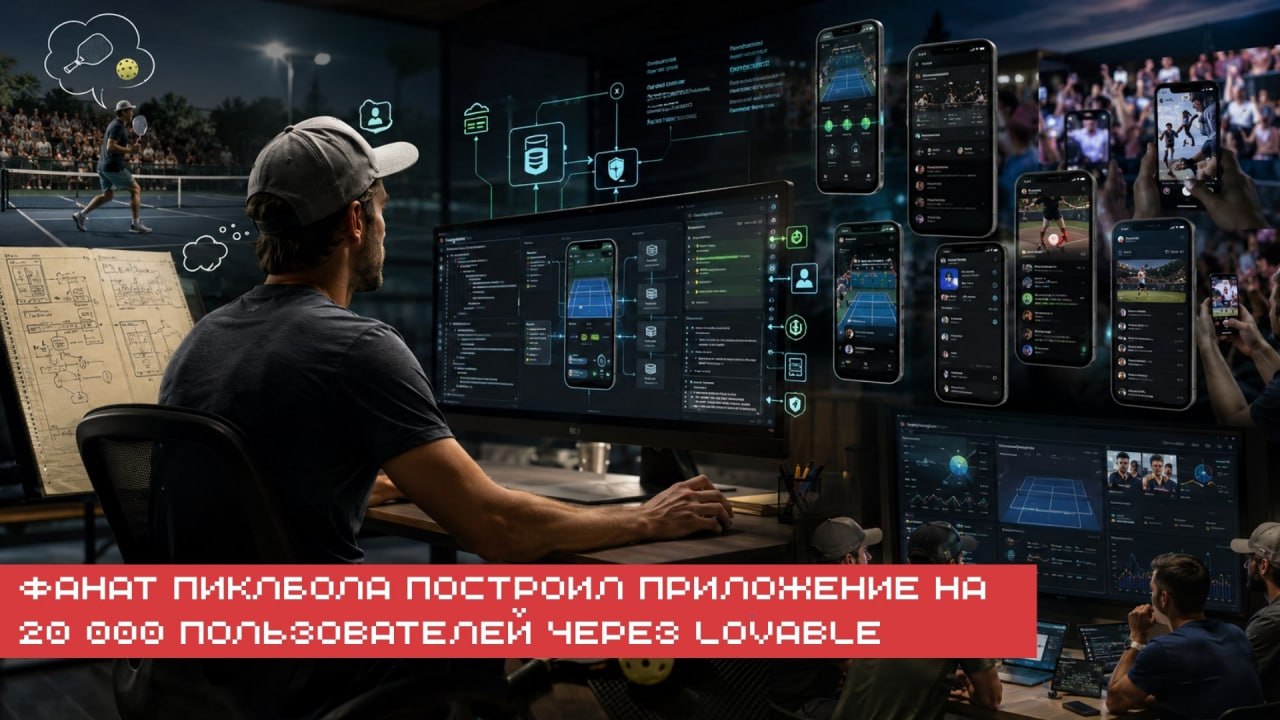 ☀️ Андрю Мауричо, разработчик и любитель пиклбола из Лос-Анджелеса, построил…