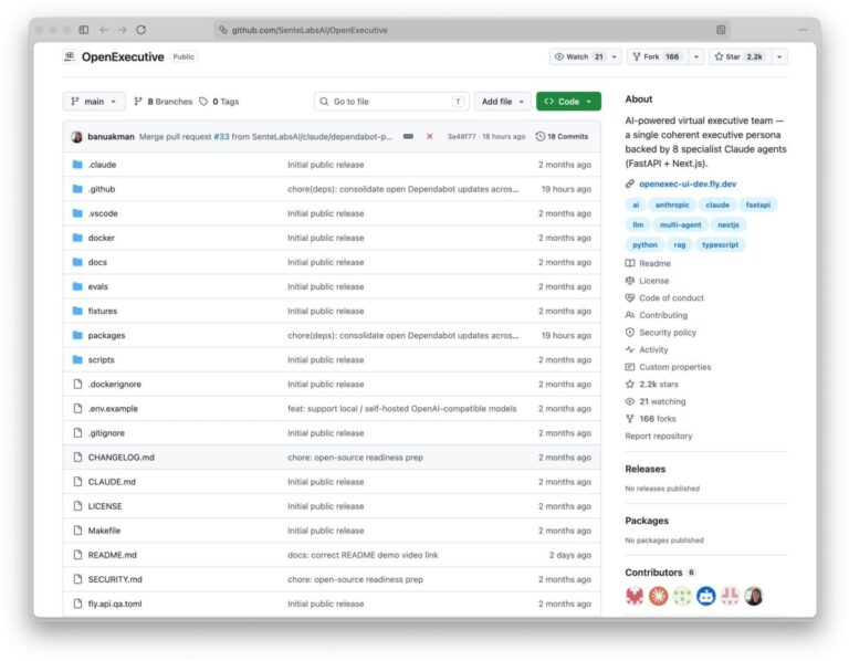 Собираем совет директоров на ноуте: нашли опенсорсного ИИ-топ-менеджера OpenExecutive Восемь…