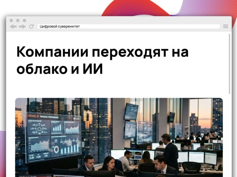 Почти половина российских компаний планирует увеличить использование облачных и ИИ-сервисов….