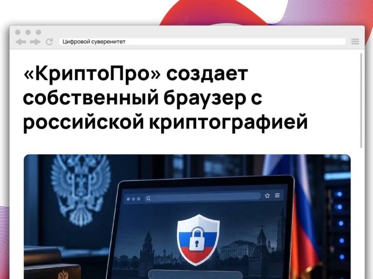 «КриптоПро» разрабатывает браузер со встроенной поддержкой российских криптографических алгоритмов. Проект…