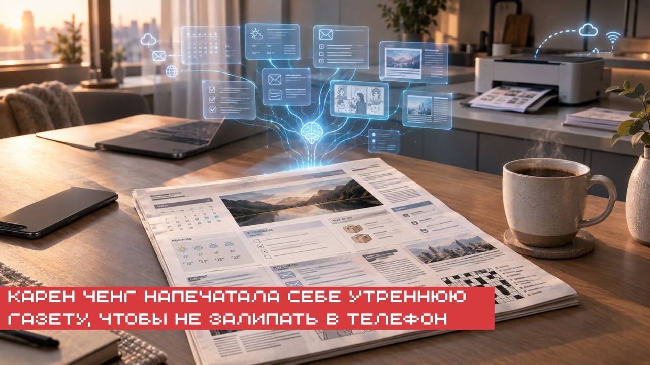 «The Karen Times» — персонализированная утренняя газета, которая собирает…