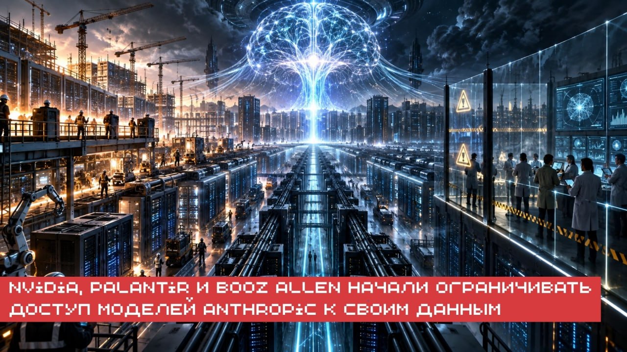 🪟 Nvidia, Palantir и Booz Allen Hamilton либо ограничивают, либо…