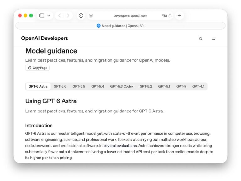 OpenAI объяснила, как правильно промтить GPT-6 Astra Внутри — рекомендации,…