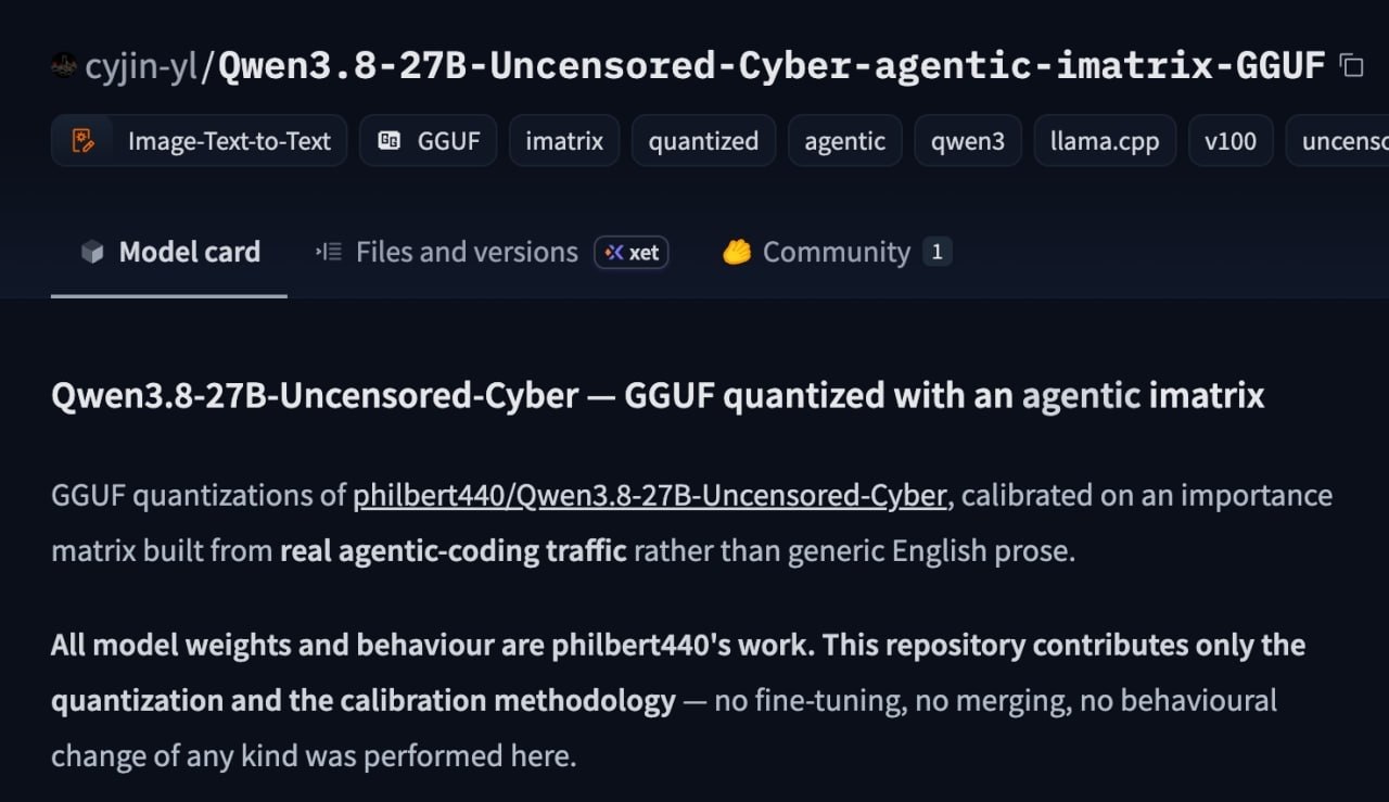 Китайской нейронке СНЯЛИ ТОРМОЗА — Qwen3.8-27B Uncensored теперь можно гонять…