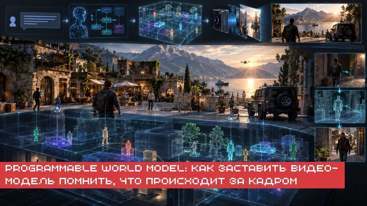 Видео-модели генерируют всё более реалистичные интерактивные миры, но не…