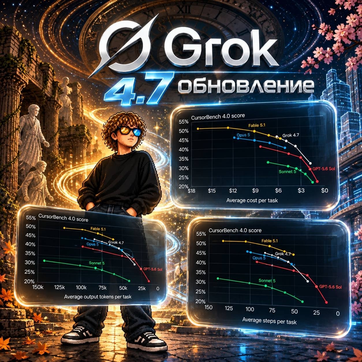 xAI выпустили новую флагманскую модель для кода и агентных задач….