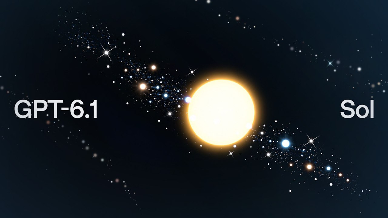 OpenAI продолжает удивлять. Они выкатили GPT‑6.1 Sol : заявляют, что…