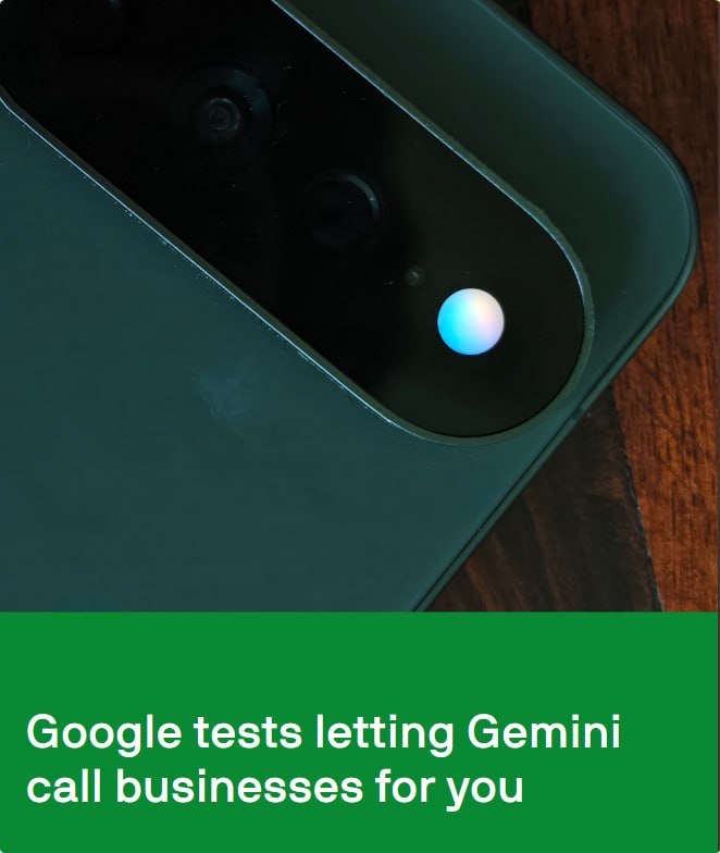 Gemini сможет сам звонить в компании и пробираться через IVR-меню…