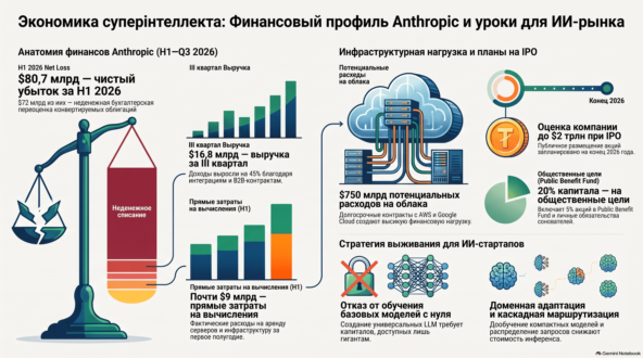 Минус $80 млрд за полгода: утечка проспекта IPO Anthropic сорвала маски с экономики суперинтеллекта