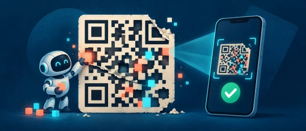 Почему повреждённый QR-код всё равно читается