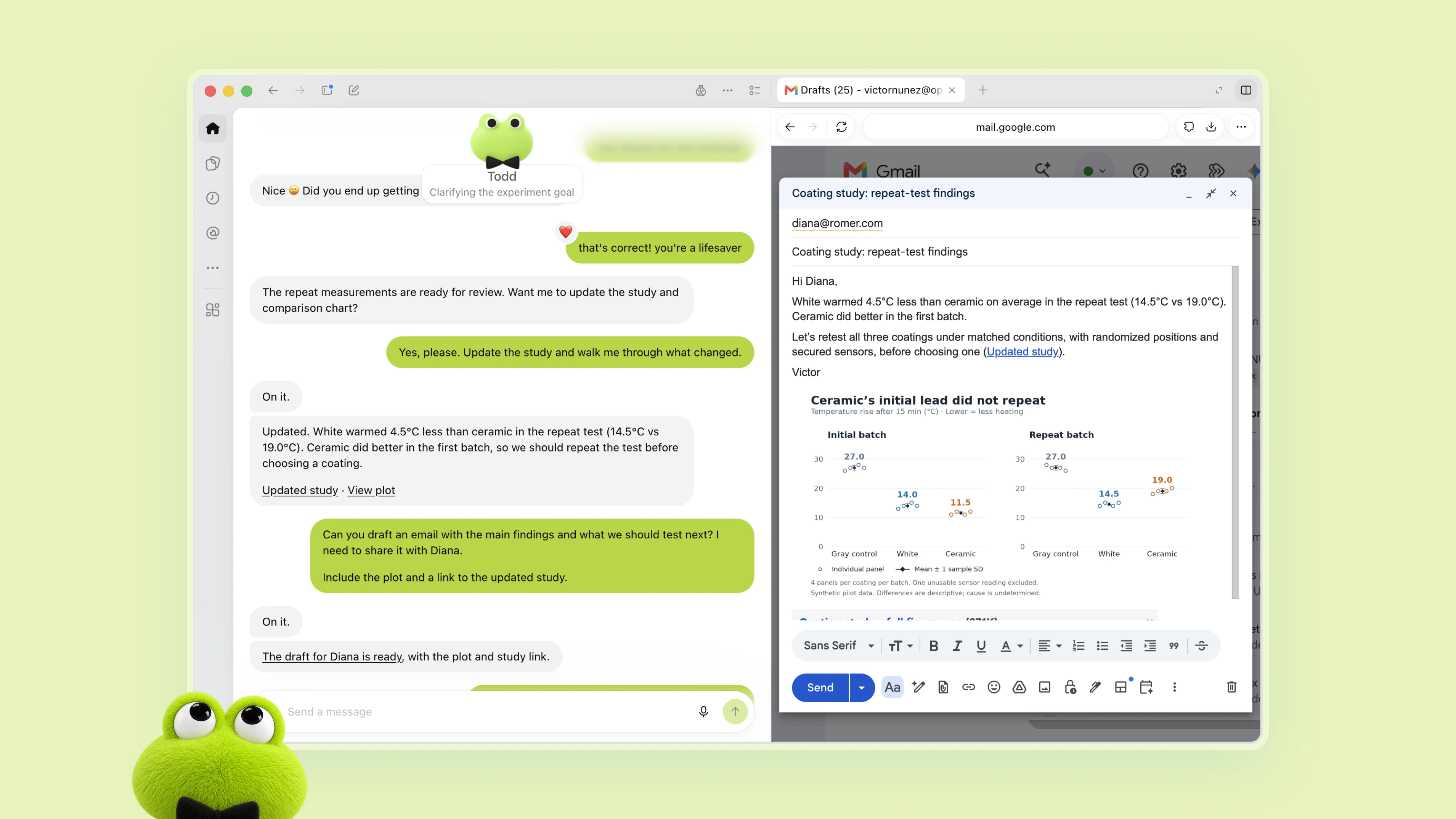 Представляем dots | OpenAI 3 В статье Green dot Todd обсуждаются результаты повторных тестов, а также черновик электронного письма и сравнительная таблица.
